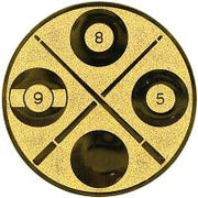 25 mm Keskus [A1-55-GG] piljard (kuldne)