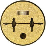 25 mm Keskus [A1-57-GG] laua jalgpall (kuldne)
