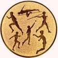 25 mm Centre [A1-6-BA] Athletics (Bronze)