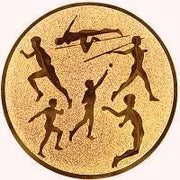 25 mm Centre [A1-6-BA] Athletics (Bronze)