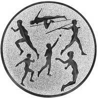 25 mm Centre [A1-6-ZG] Athletics (Silver)