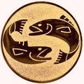 25 mm Centrs [A1-61-BA] Zivis (bronza)