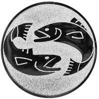 50 mm Centrs [A2-61-ZG]  Zivis (sudraba)