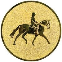 50 mm Centre [A2-65-GG] equestrian (gold)