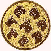 50 mm Centrs [A2-68-BA] dog (bronze)