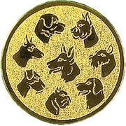 50 mm centras [A2-68-GG] šuo (auksinis)