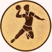 25 mm Centre [A1-7-BA] Handball (Bronze)