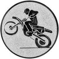 25 mm Centrs [A1-75-ZG]  moto (sudraba)