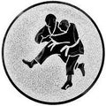 25 mm centras [A1-77-ZG] dziudo (sidabro)