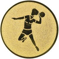 25 mm Centre [A1-8-GG] Women's Handball (Gold)
