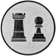 50 mm Centre [A2-83-ZG] Chess (silver)