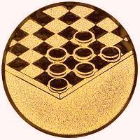 50 mm Centre [A2-84-BA] checkers (bronze)