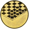 50 mm Centras [A2-84-GG] šaškės (aukso)