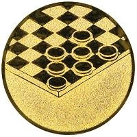 50 mm Centras [A2-84-GG] šaškės (aukso)