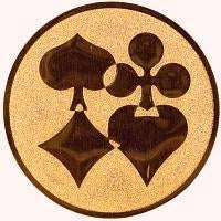 50 mm centras [A2-86-BG] kortelės (bronza)