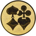 25 mm Centrs [A1-86-GG]  kārtis (zelta)