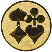50 mm Keskus [A2-86-GG] kaardid (kuldne)
