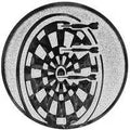 25 mm Centrs [A1-87-ZG] strėlytės (sidabrinės)