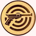 25 mm centras [A1-89-BA] šaudymas (bronza)