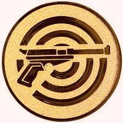 25 mm centras [A1-89-BA] šaudymas (bronza)