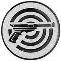 25 mm centras [A1-89-ZG] šaudymas (sidabras)