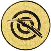 25 mm centras [A1-92-GG] arbaleto šaudymas (aukso)