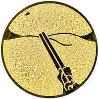 25 mm Centrs [A1-93-GG]  šaušana (zelta)
