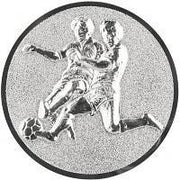 25 mm Centrs [A11-1-ZG] futbols (sudraba)