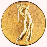 25 mm centras [A11-17-BA] golfas (bronza)