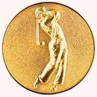 25 mm centras [A11-17-BA] golfas (bronza)