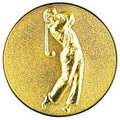 25 mm Keskus [A11-17-GG] golf (kuldne)