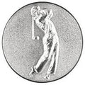 25 mm Keskus [A11-17-ZG] golf (hõbedane)