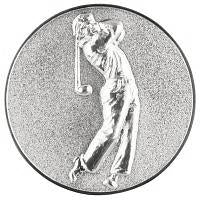 25 mm Keskus [A11-17-ZG] golf (hõbedane)