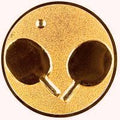 25 mm Centrs [A11-22-BA]  galda teniss (bronza)