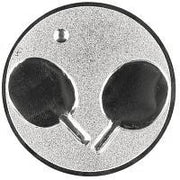 25 mm Centras [A11-22-ZG] stalo tenisas (sidabrinis)