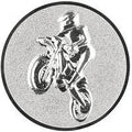 50 mm Centrs [A12-32-ZG]  moto (sudraba)