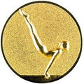 50 mm centras [A12-50-GG] moterų gimnastika (auksas)