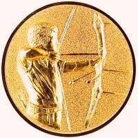 25 mm Centrs [A11-57-BA]  loka šaušana (bronza)