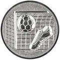 25 mm Centras [A11-61-ZG] futbolas (sidabras)