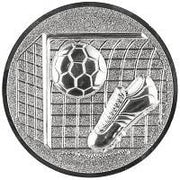 25 mm Centrs [A11-61-ZG]  futbols (sudraba)