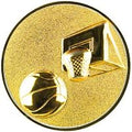 50 mm Centrs [A12-62-GG]  basketbols (zelta)