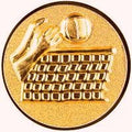 25 mm Centrs [A11-64-BA]  volejbols (bronza)