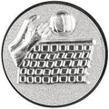 25 mm Centrs [A11-64-ZG]  volejbols (sudraba)