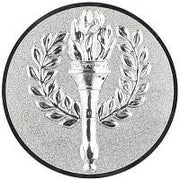 25 mm Centrs [A11-70-ZG] olimpinis deglas (sidabrinis)