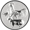 25 mm Centras [A11-71-ZG] gyvūnai (sidabras)