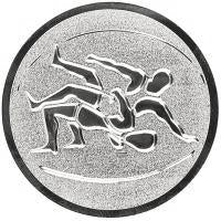 25 mm Keskus [A11-75-ZG] kreeka-rooma maadlus (hõbedane)
