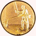 25 mm Centrs [A11-80-BA] žvejyba (bronza)