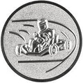 50 mm Centrs [A12-81-ZG]  kartings (sudraba)