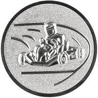 25 mm Centras [A11-81-ZG] kartingas (sidabrinis)