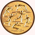 25 mm Centras [A11-82-BA] lengvoji atletika (bronza)